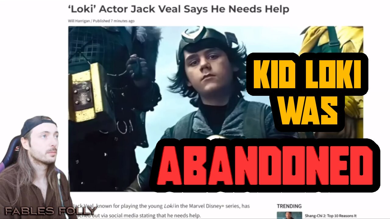 The Kid from Loki is HOMELESS and NEEDS HELP!!