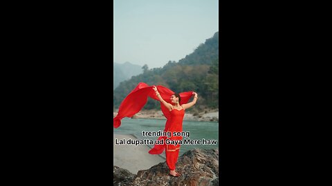 tanurawat33 new viral video lal dupatta ud Gaya re Mere hawa ke jhonke se