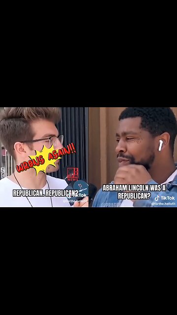 Black Voter Gets Red Pilled By Three Political Party Questions