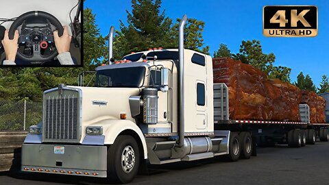 AMAZING KENWORTH drive with Logitech G29 | ATS Gameplay | 4K