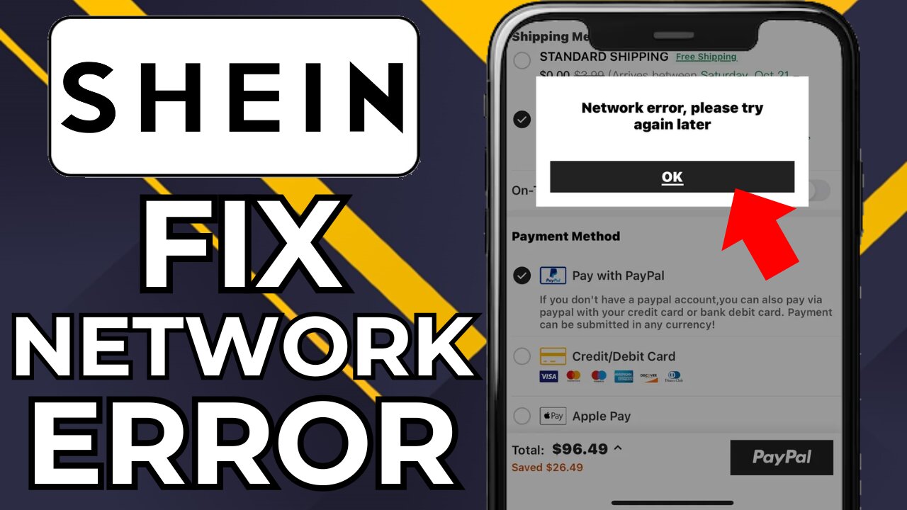 HOW TO FIX SHEIN NETWORK ERROR