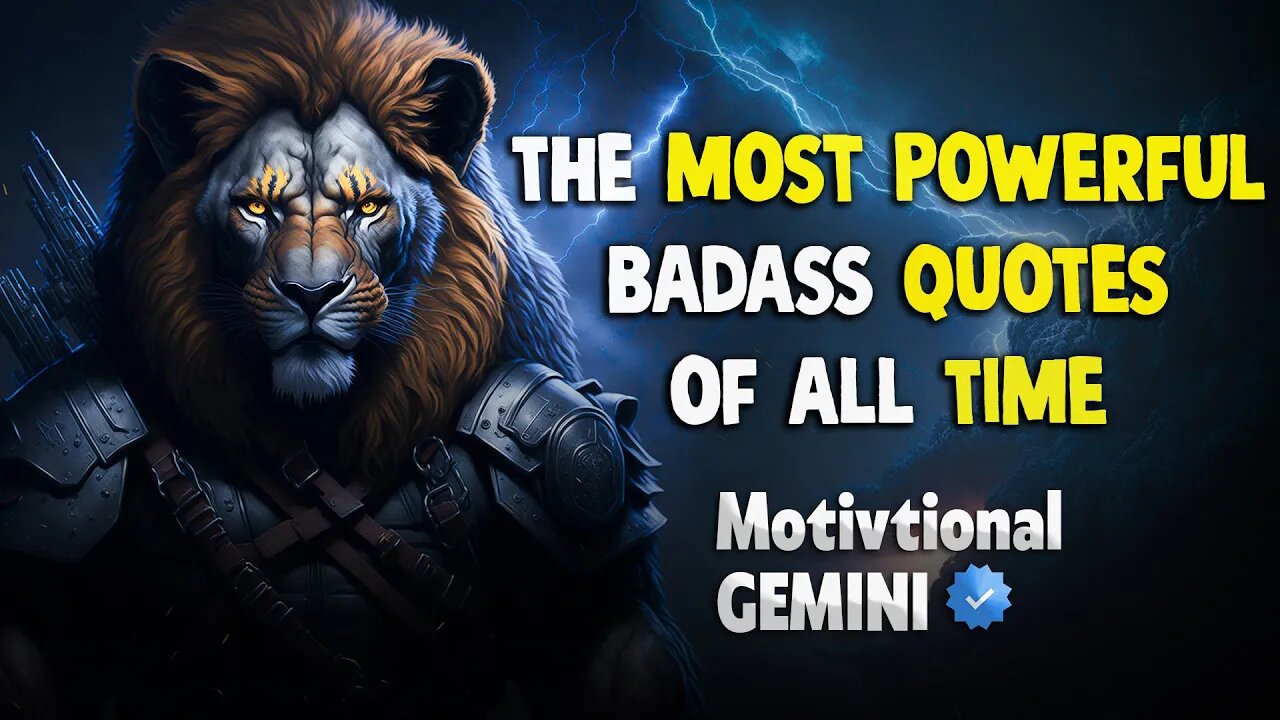 The Most Badass Quotes of All Time | Motivational Gemini