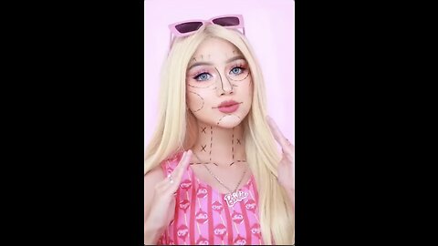 Barbie makeup