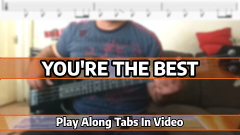 Joe Esposito - You're The Best - Bass Cover & Tabs