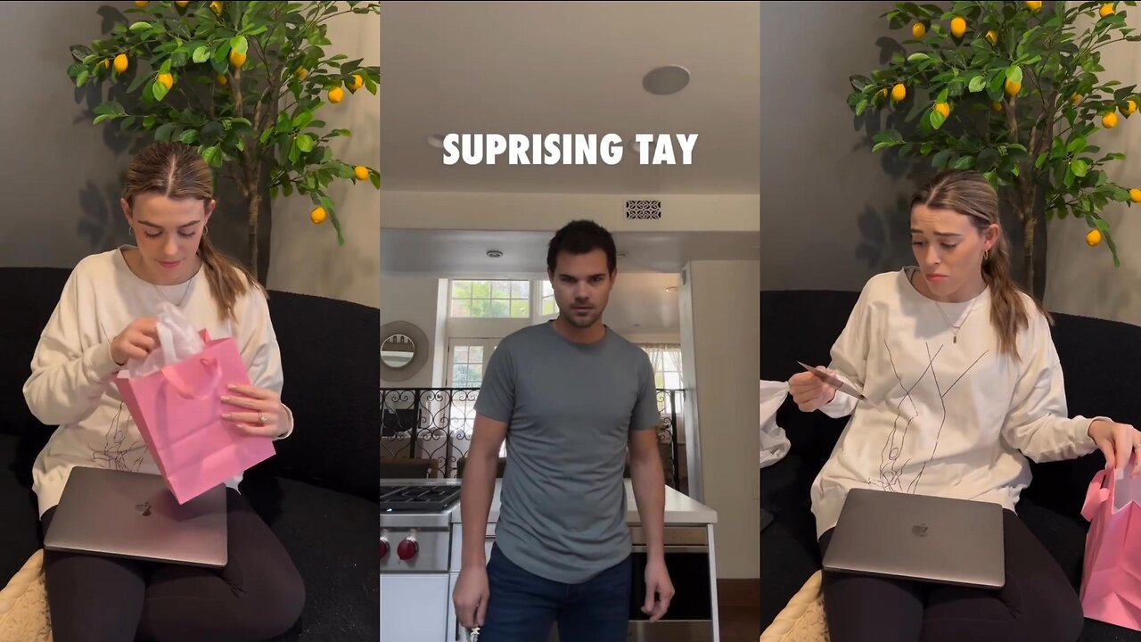 Taylor Lautner's Epic Surprise for Girlfriend | Heartwarming Reunion