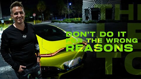 Don't Do It for the Wrong Reasons - Robert Syslo Jr