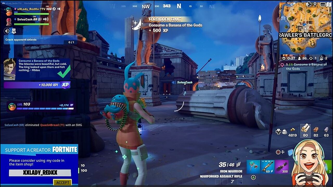 MIDAS QUEST | Consume a Banana of the gods-Fortnite