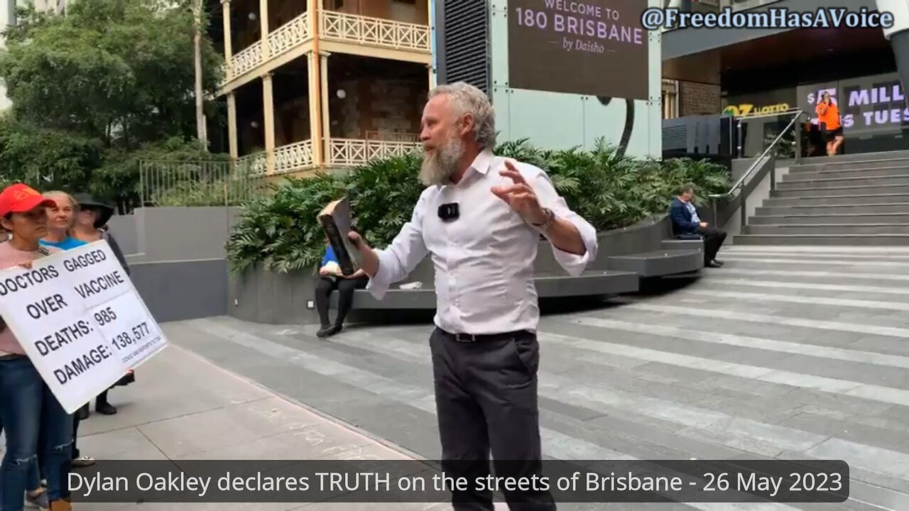 Brisbane Protest Outside AHPRA - There is Nothing Covered That Shall Not Be Revealed