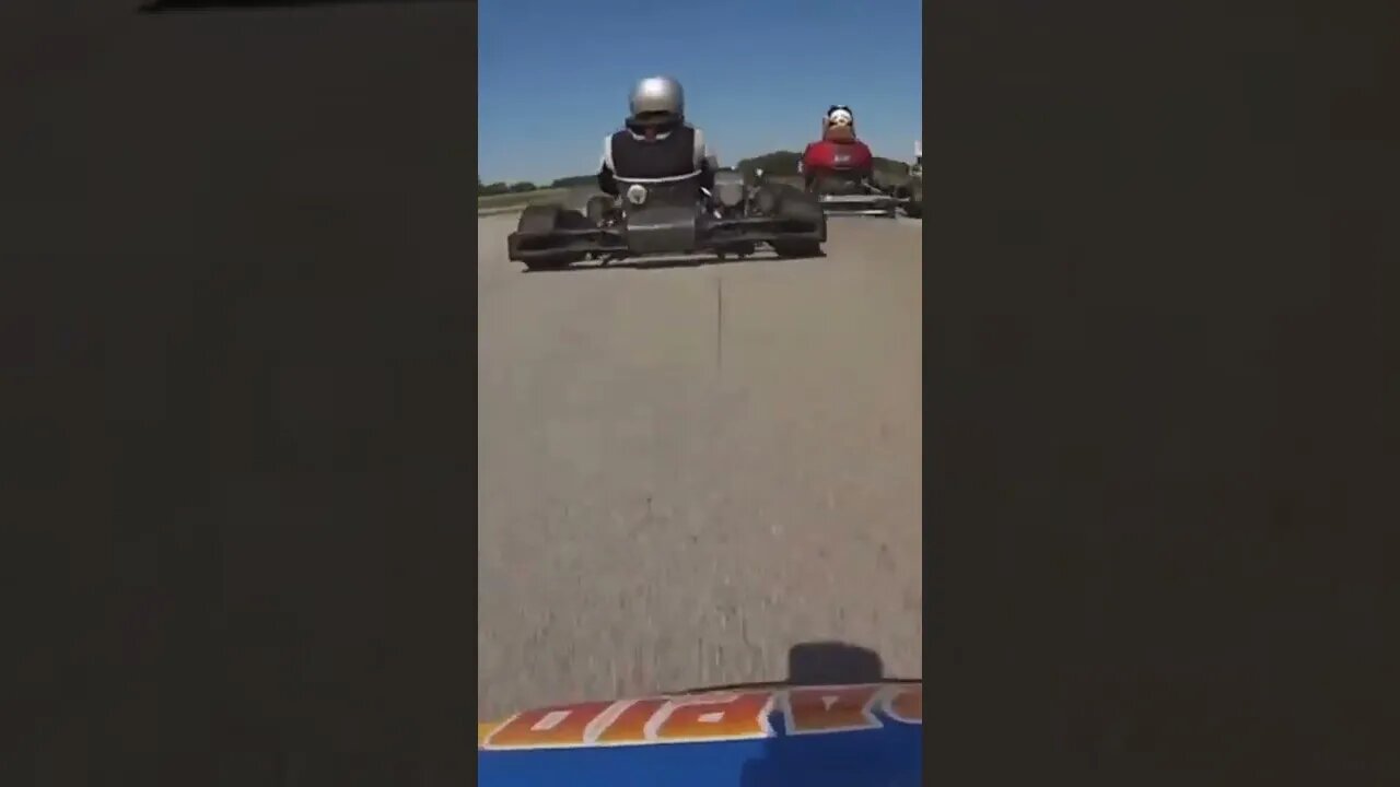 KART CRASH!! Lead kart spins in front of me at 70 MPH!