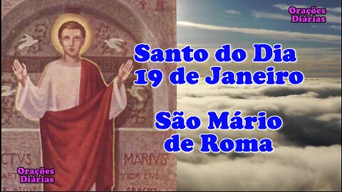 Santo do dia 19 de Janeiro, São Mário de Roma