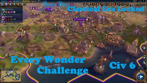 Civilization 6 Every wonder Challenge - Dead Sea Plays