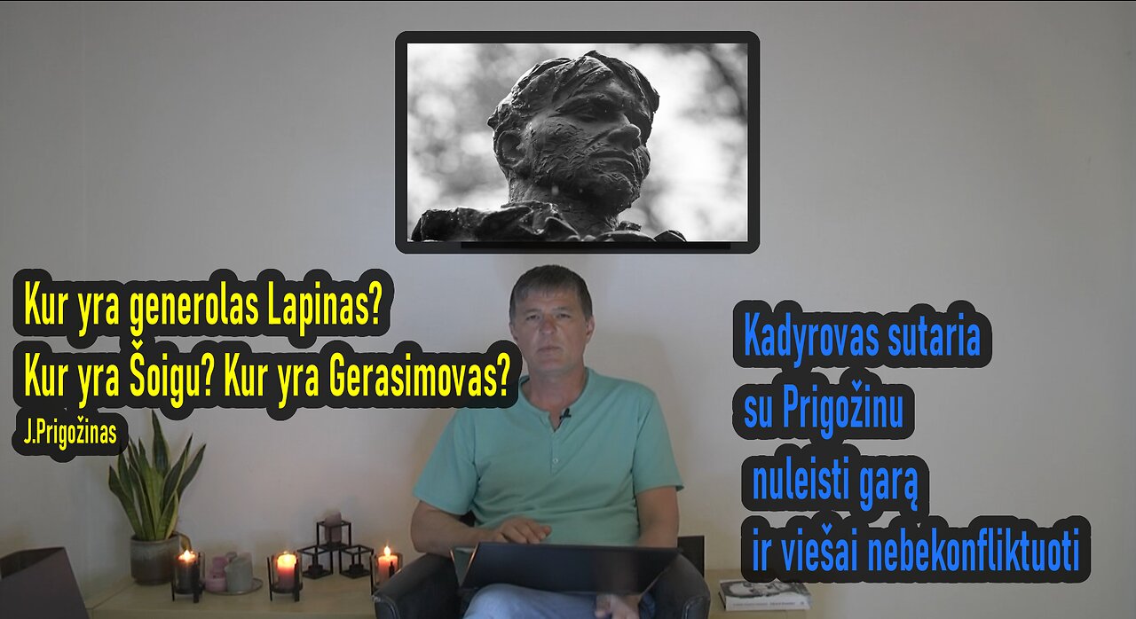 Jevgenijus Prigožinas apie jo ir Kadyrovo konfliktą. Sutarta nuleisti garą