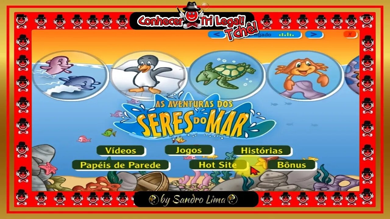 JOGOS EDUCACIONAIS || As Aventuras dos Seres do Mar | CD-ROM 2008 |PT-BR| 2022