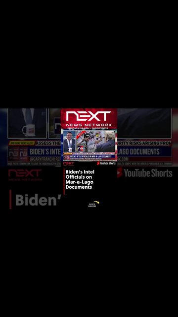 Biden’s Intel Officials on Mar-a-Lago Documents #shorts