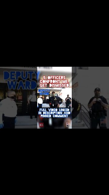 5 OFFICERS CONFRONT ME. GET DISMISSED. #Shorts