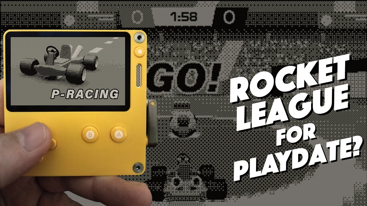 Rocket League on the Playdate? | P-Racing | gogamego