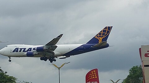 Boeing 747-400F N498MC vindo de Miami para Manaus