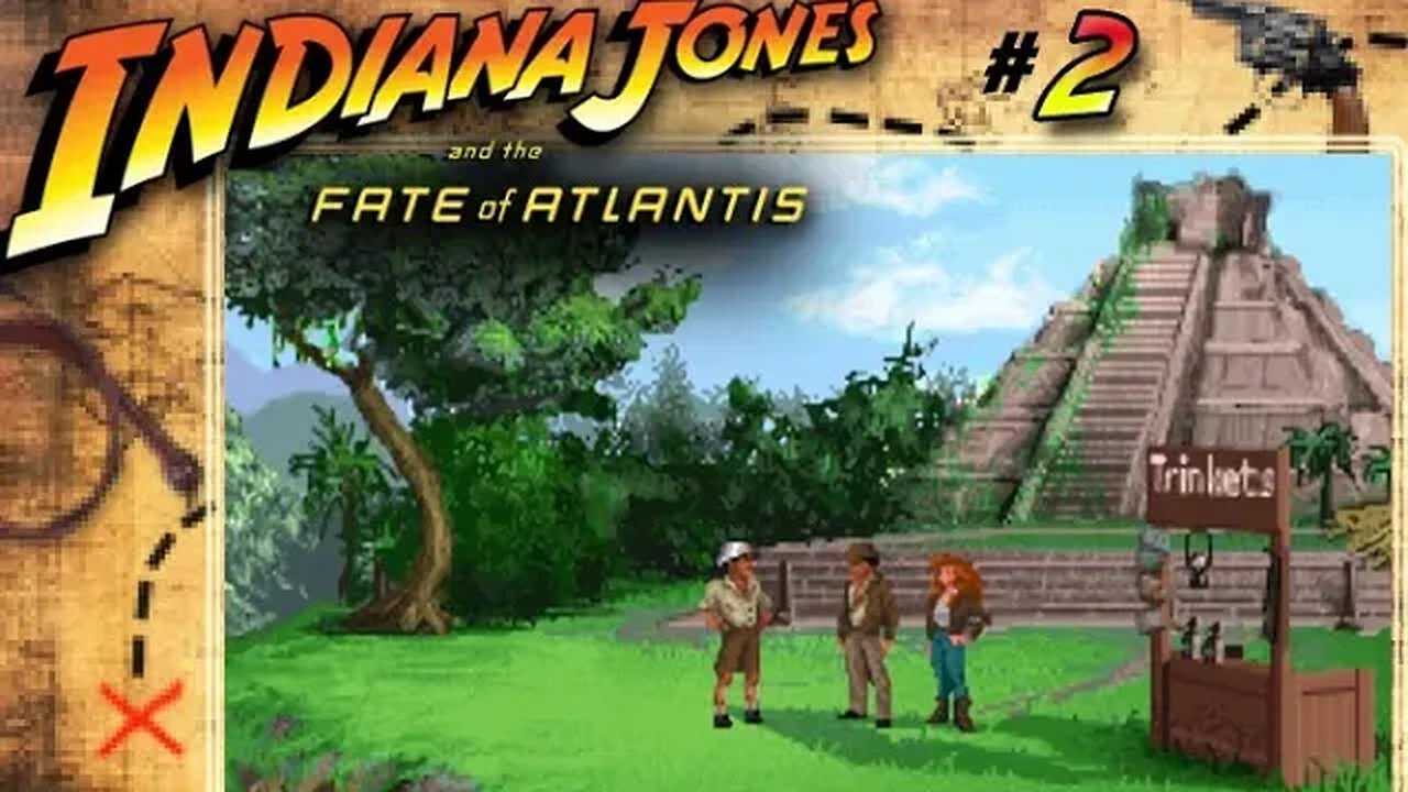 Indiana Jones and the Fate of Atlantis: Part 2 - Tomb Raiding in Tikal (with commentary) PC