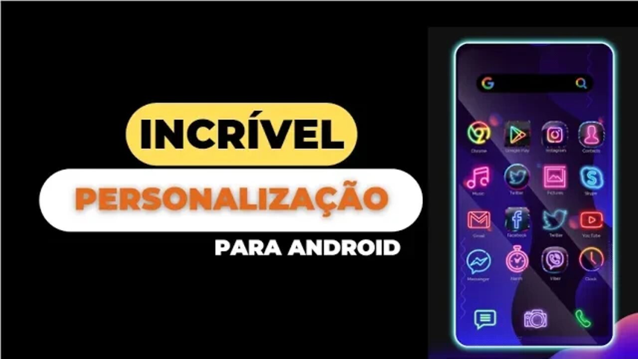 INCRÍVEL APLICATIVO PARA PERSONALIZAR SEU ANDROID