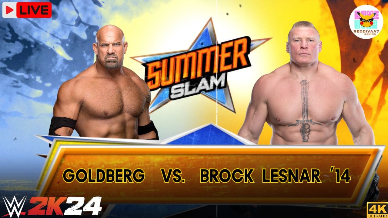 WWE 2K24 Goldberg Vs. Brock Lesner | Summerslam