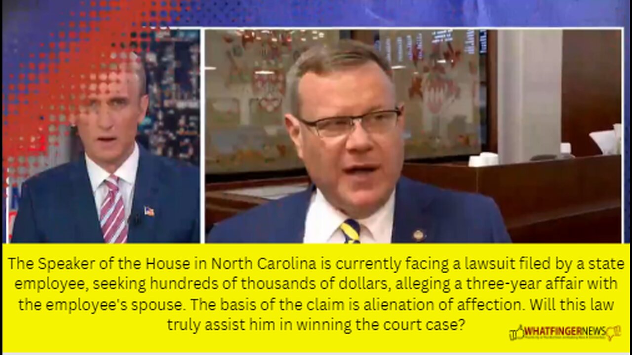 The Speaker of the House in North Carolina is currently facing a lawsuit filed by a state employee