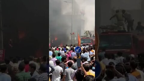 Falna | फालना में साई वीला में लगीं ज़ोरदार आग फालना | Fire Near Golden Temple Falna | part 2