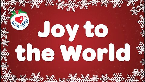 Joy to the World with Lyrics | Christmas Carol & Song