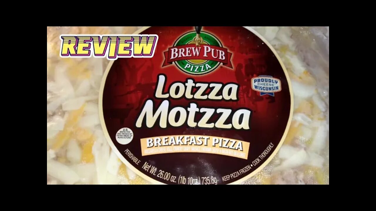 Review Lotzza Motzza Breakfast Pizza ( Brew Pub) #review #pizzareview