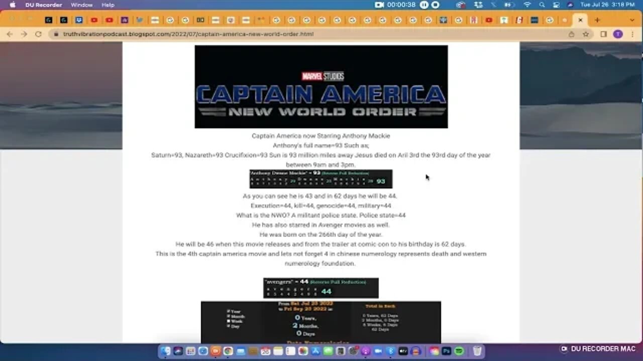 Captain America NewWorldOrder: #gematria #decode #truth #captainamerica #marvel