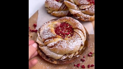 Cardamom Raspberry Knots