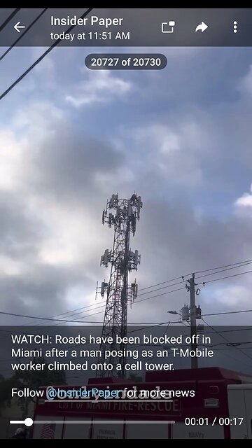 News Shorts: Man was on a Cell Tower in Miami