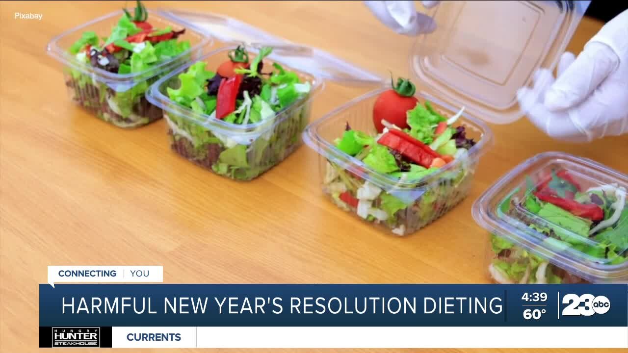 Harmful News Year's resolution dieting