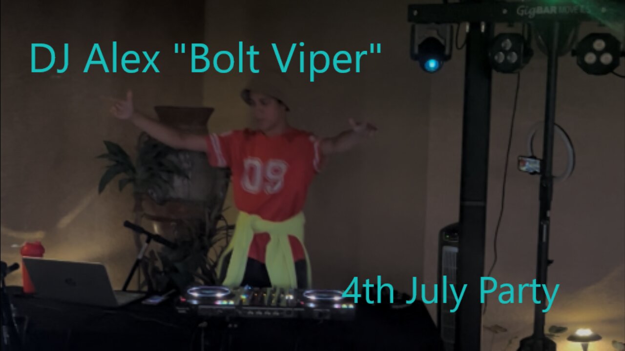 DJ Alex aka "Bolt Viper" Hosts 4th July Party
