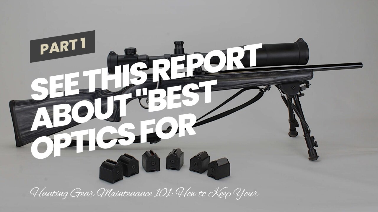 See This Report about "Best Optics for Hunting: Enhance Your Accuracy and Precision"