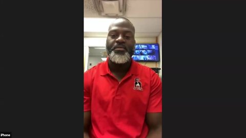 Abraham Elam explains how money raised during SunFest benefits his organization