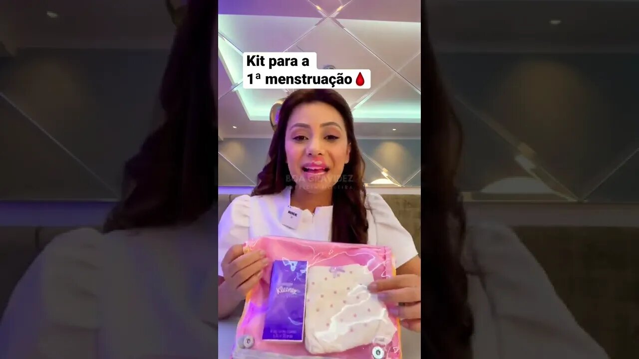 Kit para a 1ª menstruação🩸? Patrícia Moreira