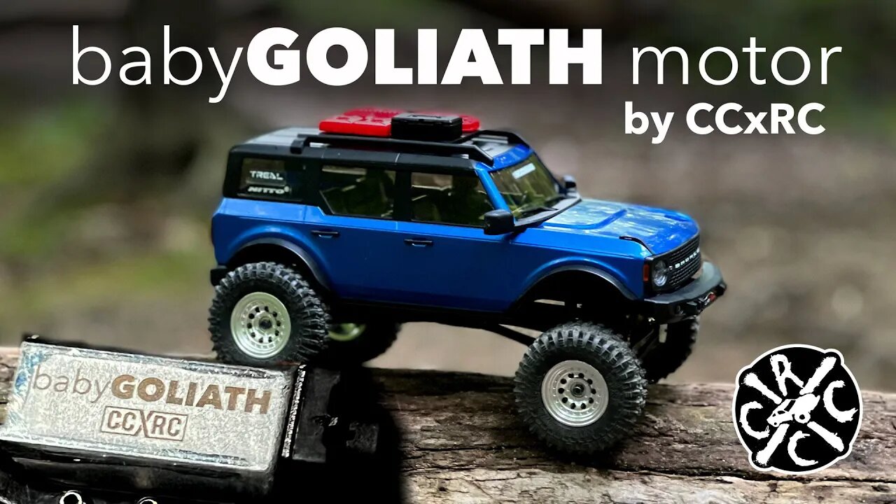 CCxRC babyGOLIATH Brushed Motor For The SCX24 - It's Smooth. See It In Action