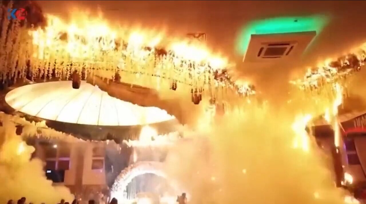 The Terrifying Moment a Fire Breaks Out At a Wedding In Iraq Killing Over 100 People