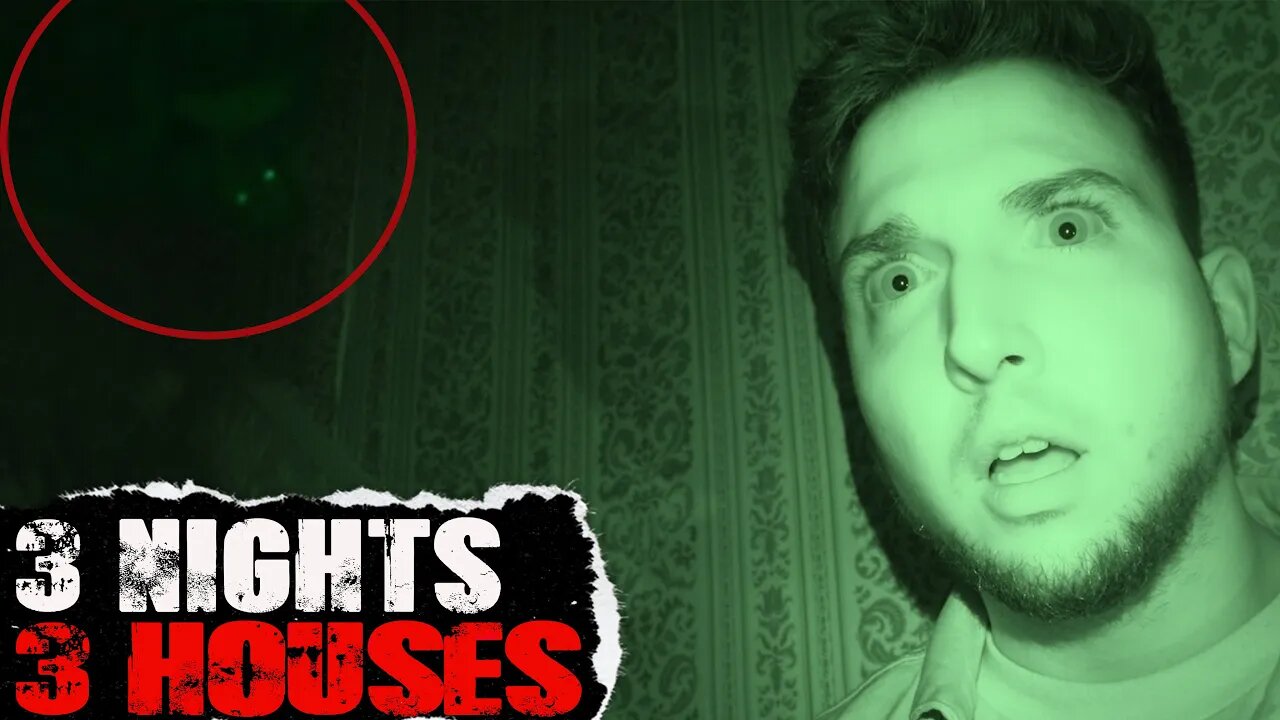 OVERNIGHT in UK's 3 MOST HAUNTED HOUSES (Terrifying Paranormal Activity)