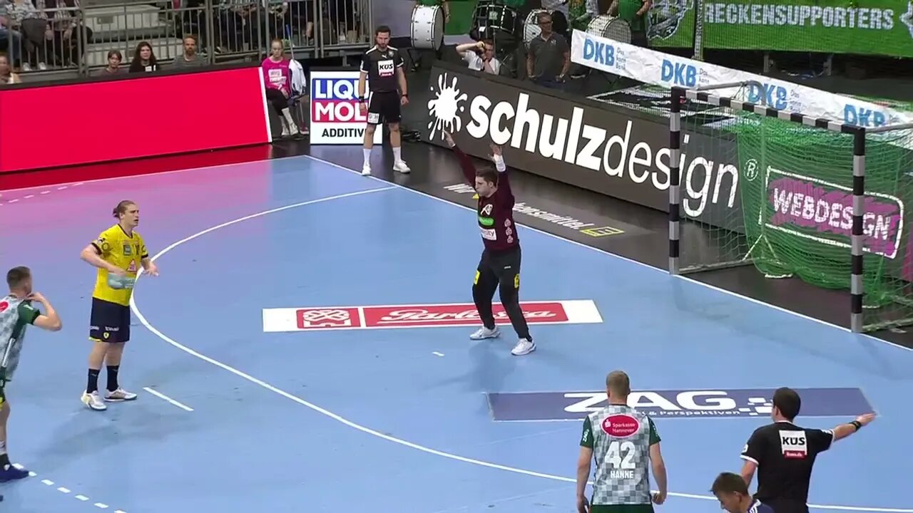 TSV Hannover Burgdorf - Rhein Neckar Lowen HANDBALL FULL MATCH BUNDESLIGA SPIEL 22/23