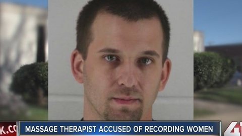 Massage therapist accused of recording women