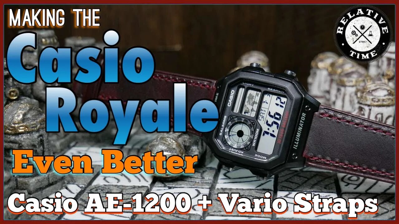 Making the Casio Royale Even Better : Casio AE-1200 World Time + Vario Strap Review