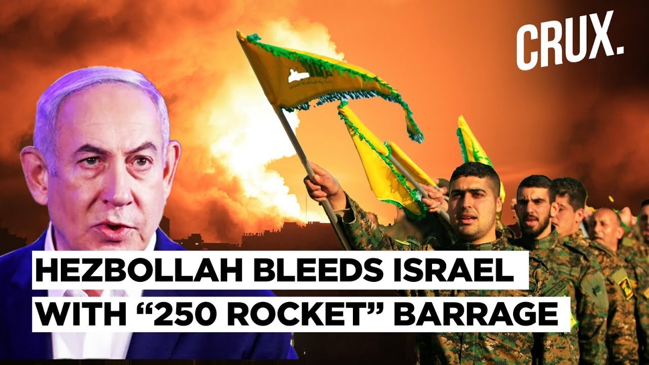 Hezbollah Fires “250 Rockets, Long-range Missiles” at Tel Aviv, IDF Hits “command Centres" in Beirut