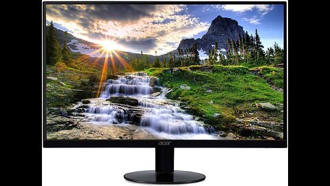 Acer 21.5 Inch Full HD (1920 x 1080) IPS Ultra-Thin Zero Frame Computer Monitor (HDMI & VGA Por...