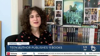 Carlsbad teen author publishes 11 books