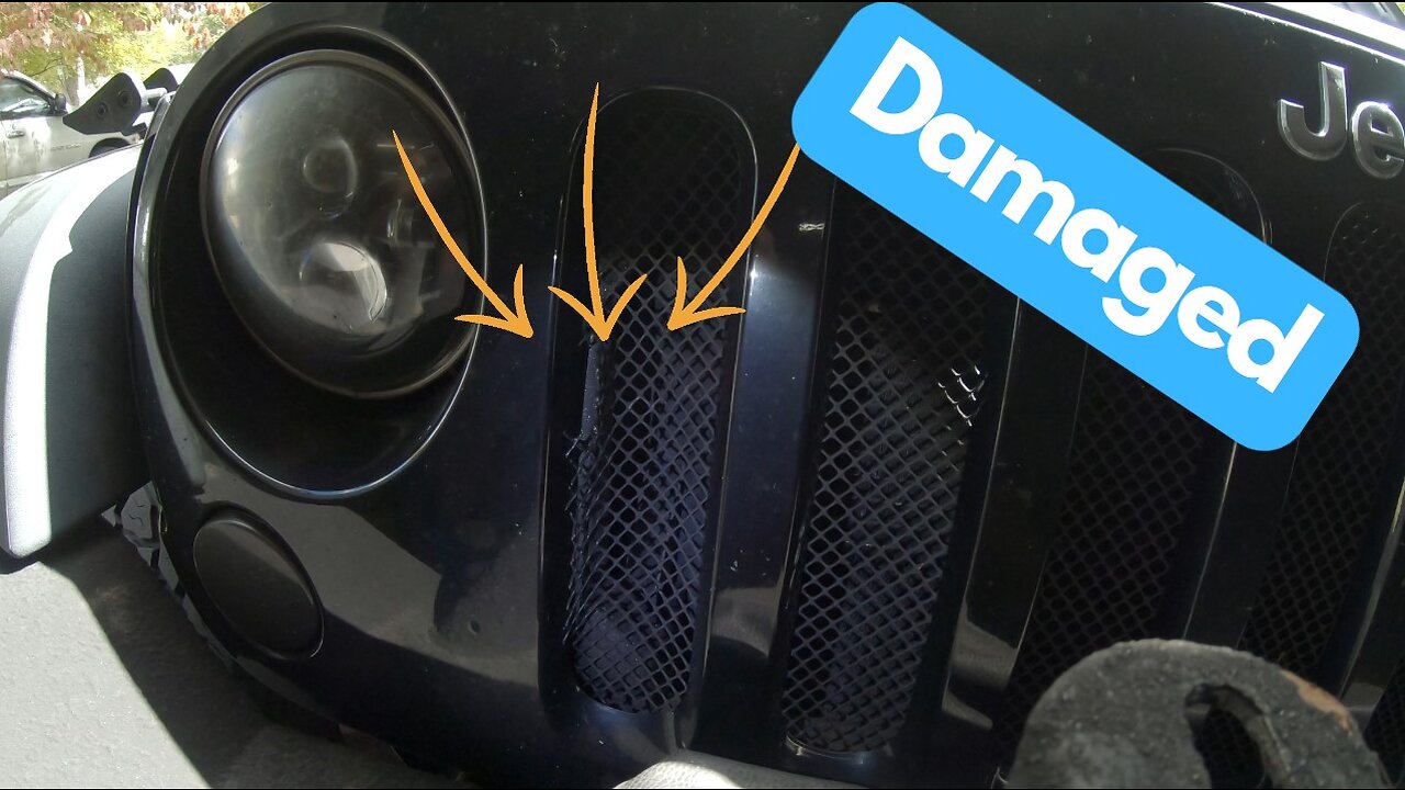 2012 Wrangler Grill Guard fix