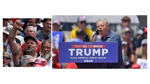 Lindsey Graham Booed At Trump Rally In SC