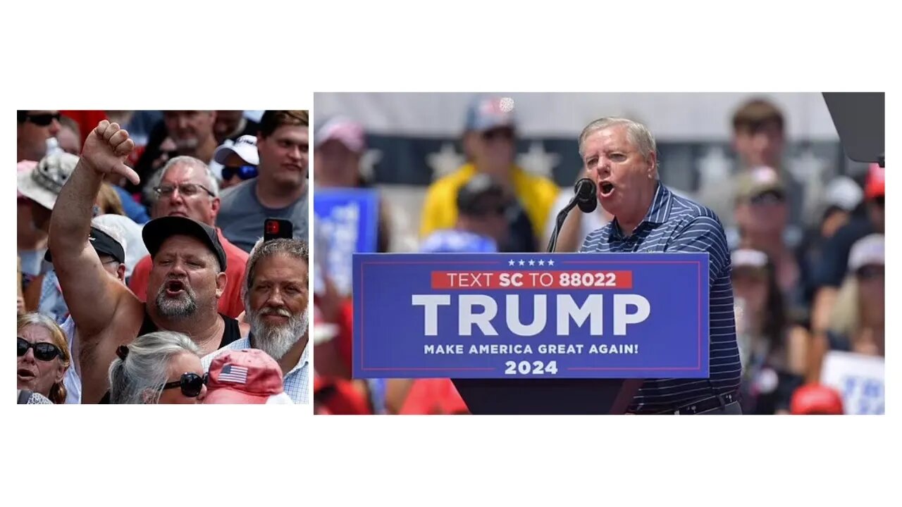 Lindsey Graham Booed At Trump Rally In SC