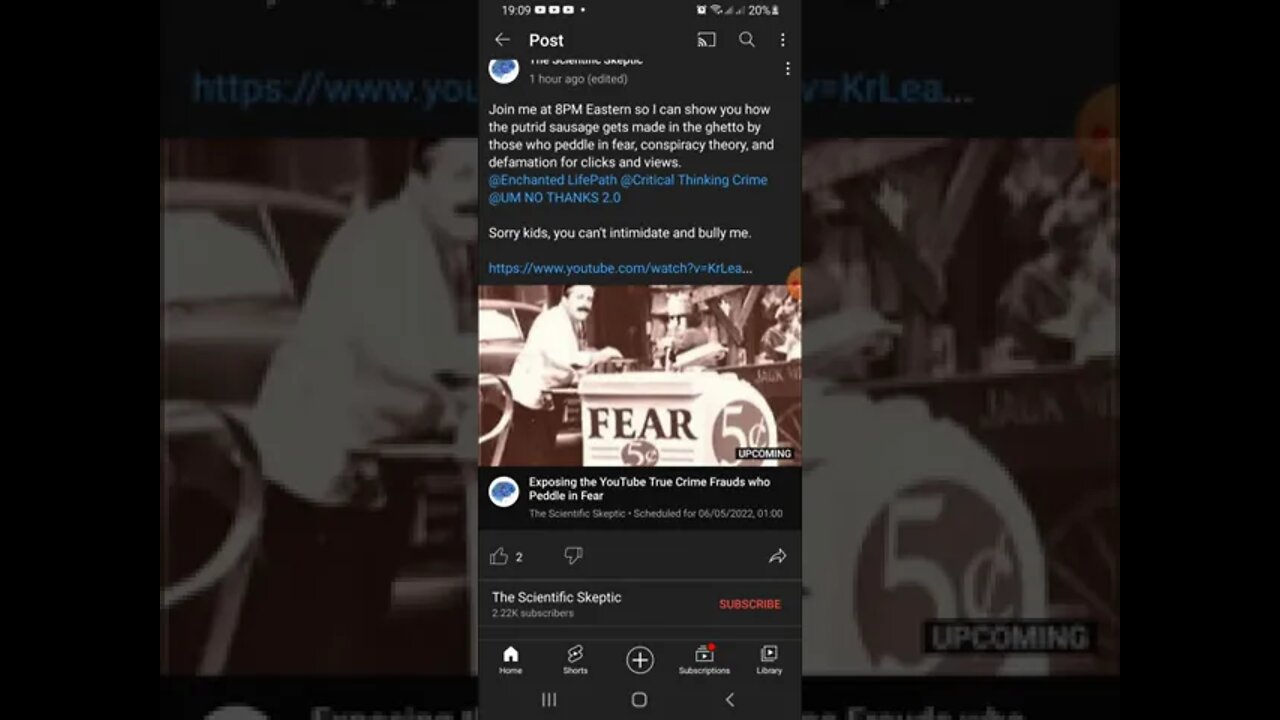 P3do Sympathiser @The Scientific Skeptic Runs Online P3do Sympathy Push In Missing Kids Case