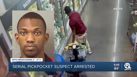 PBSO arrests 'serial pickpocket' wanted on 72 criminal charges